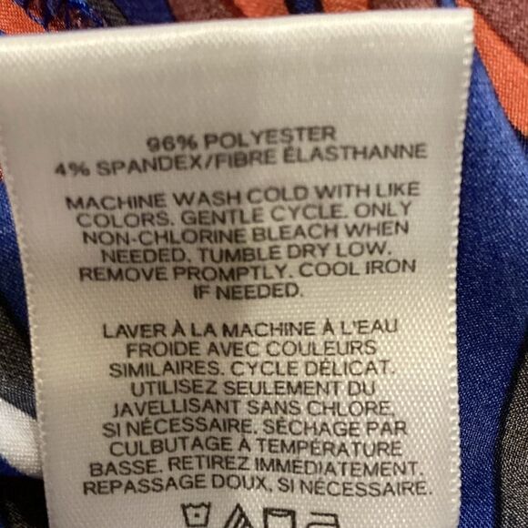 Express Striped Short-Sleeve Tunic Sz L - Picture 5 of 8